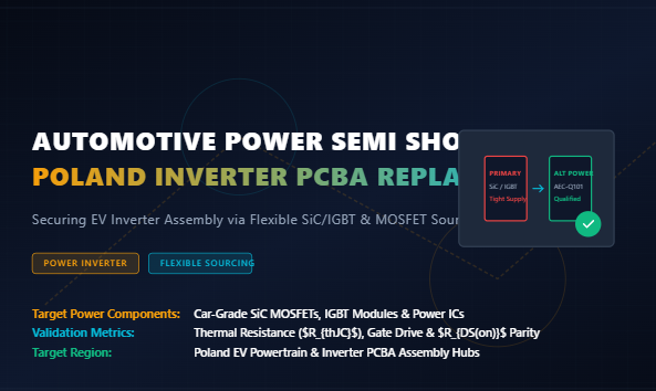 최신 회사 블로그 Tight Automotive Power Semi Supply: Polish Inverter PCBA Lines Shift to Flexible Replacement