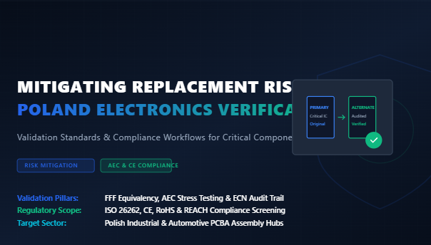 최신 회사 블로그 Mitigating Replacement Risks: Qualification Standards & Compliance Workflows in Polish Electronics