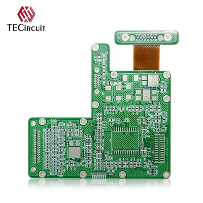 주문 FR4 PI 재료 딱딱한 플렉스 PCB 인쇄 회로 보드 몰입 금 2u 온라인 제조