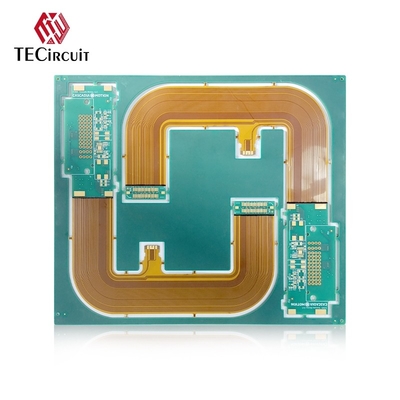 주문 2층 딱딱한 플렉스 회로판 금 손가락 0.15mm 두께 PCB 플렉스 딱딱한 온라인 제조