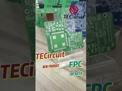 2층 딱딱한 플렉스 회로판 금 손가락 0.15mm 두께 PCB 플렉스 딱딱한